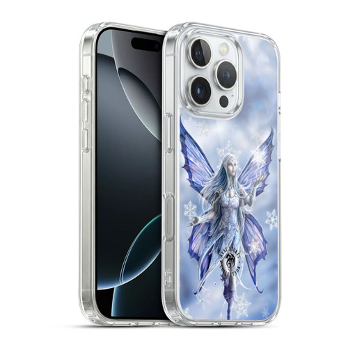 Anne Stokes Yule Snow Fairy Soft Gel Case for Apple iPhone 16 Pro & MagSafe