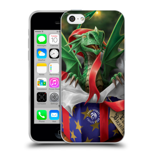 Anne Stokes Yule Surprise Gift Soft Gel Case for Apple iPhone 5c