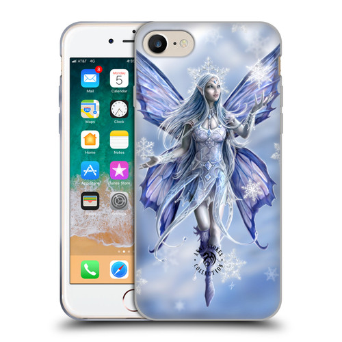 Anne Stokes Yule Snow Fairy Soft Gel Case for Apple iPhone 7 / 8 / SE 2020 & 2022