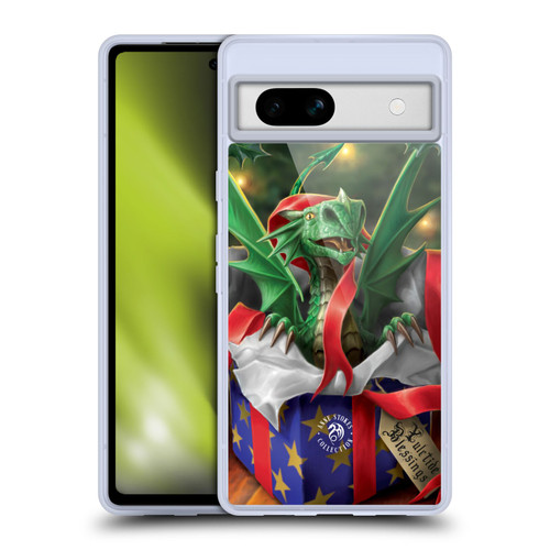 Anne Stokes Yule Surprise Gift Soft Gel Case for Google Pixel 7a