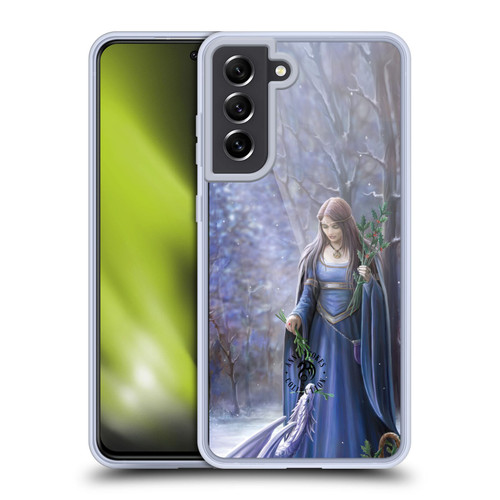Anne Stokes Yule Solstice Gathering Soft Gel Case for Samsung Galaxy S21 FE 5G