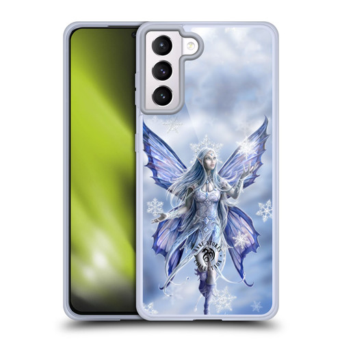 Anne Stokes Yule Snow Fairy Soft Gel Case for Samsung Galaxy S21+ 5G
