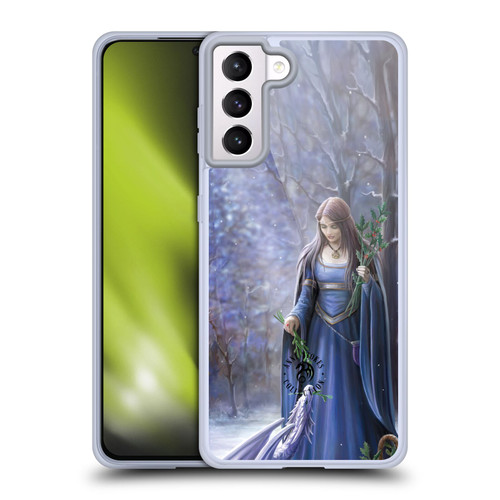 Anne Stokes Yule Solstice Gathering Soft Gel Case for Samsung Galaxy S21+ 5G