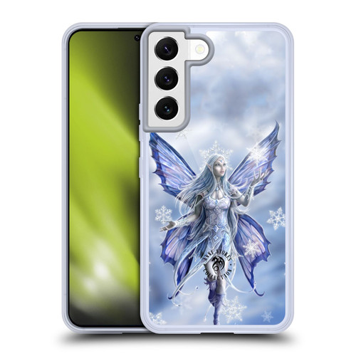 Anne Stokes Yule Snow Fairy Soft Gel Case for Samsung Galaxy S22 5G