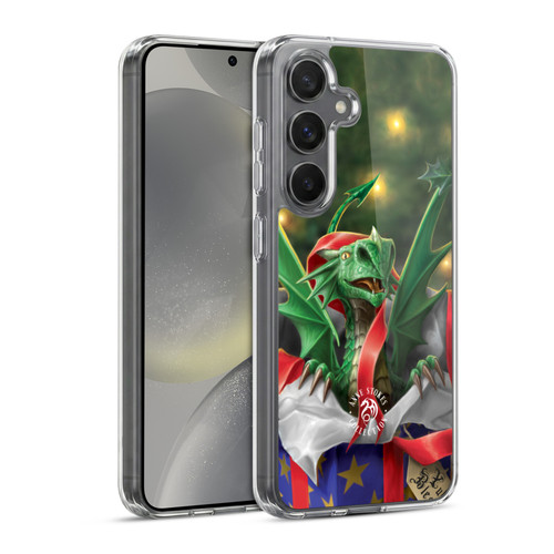 Anne Stokes Yule Surprise Gift Soft Gel Case for Samsung Galaxy S24 5G & MagSafe