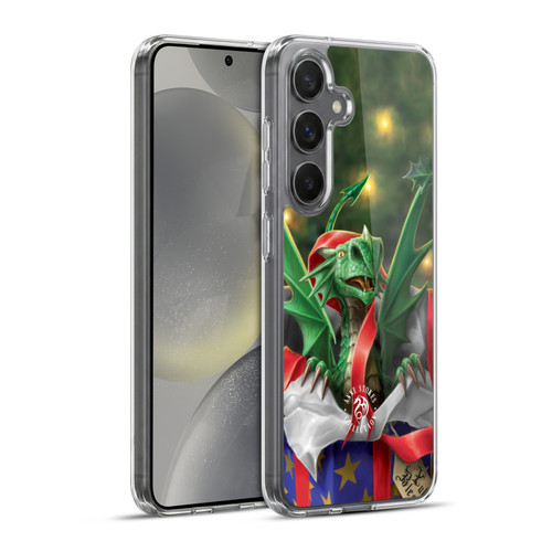 Anne Stokes Yule Surprise Gift Soft Gel Case for Samsung Galaxy S24+ 5G & MagSafe