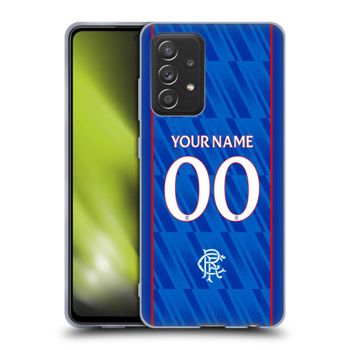 Custom Customised Personalised Rangers FC 2024/25 Kit Home Soft Gel Case for Samsung Galaxy A52 / A52s / 5G (2021)