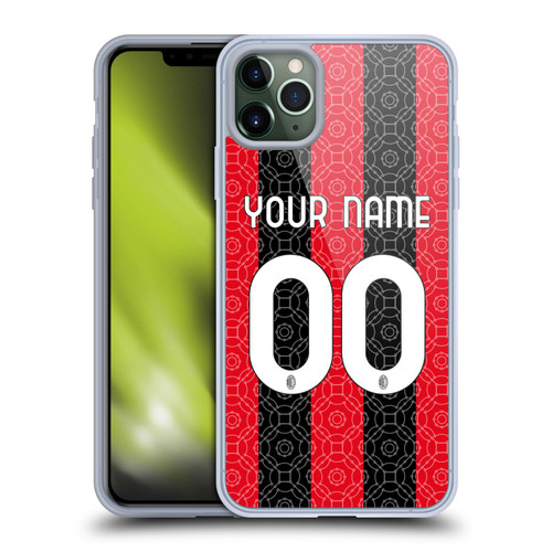 Custom Customised Personalised AC Milan 2020/21 Kit Home Soft Gel Case for Apple iPhone 11 Pro Max