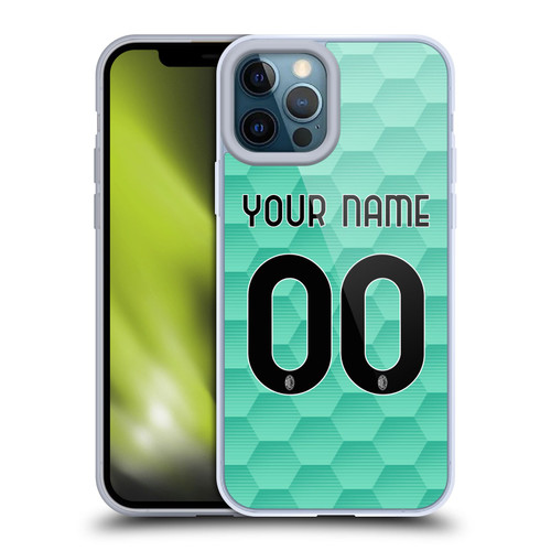 Custom Customised Personalised AC Milan 2020/21 Kit Away Soft Gel Case for Apple iPhone 12 Pro Max