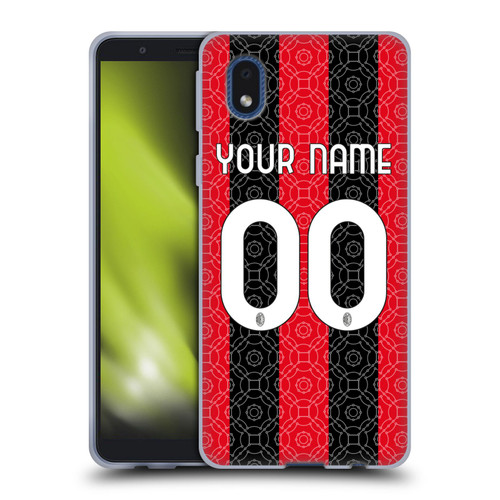 Custom Customised Personalised AC Milan 2020/21 Kit Home Soft Gel Case for Samsung Galaxy A01 Core (2020)