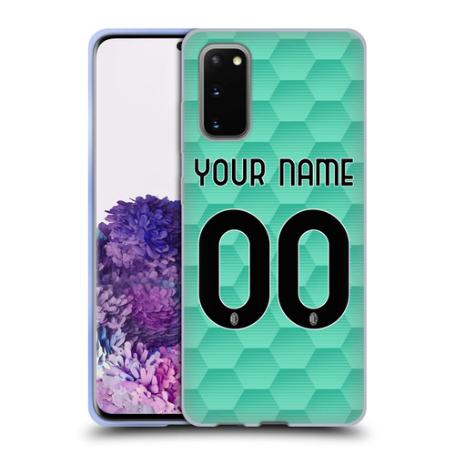 Custom Customised Personalised AC Milan 2020/21 Kit Away Soft Gel Case for Samsung Galaxy S20 / S20 5G