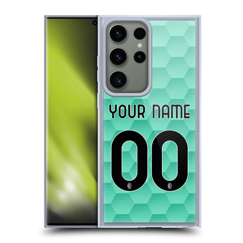Custom Customised Personalised AC Milan 2020/21 Kit Away Soft Gel Case for Samsung Galaxy S23 Ultra 5G