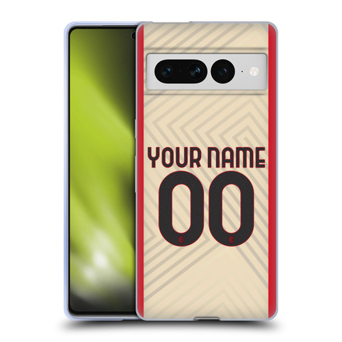 Custom Customised Personalised AC Milan 2021/22 Kit Away Soft Gel Case for Google Pixel 7 Pro