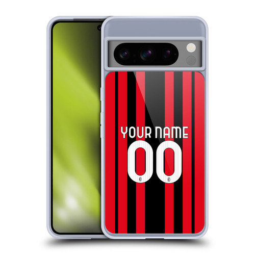 Custom Customised Personalised AC Milan 2021/22 Kit Home Soft Gel Case for Google Pixel 8 Pro