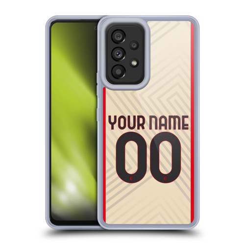 Custom Customised Personalised AC Milan 2021/22 Kit Away Soft Gel Case for Samsung Galaxy A53 5G (2022)