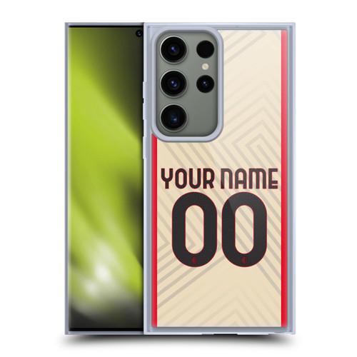Custom Customised Personalised AC Milan 2021/22 Kit Away Soft Gel Case for Samsung Galaxy S23 Ultra 5G
