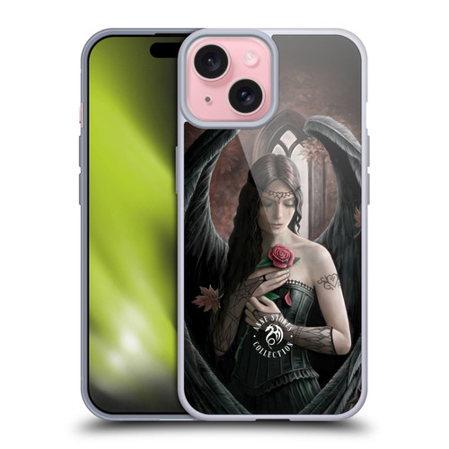 Anne Stokes Angels Rose Soft Gel Case for Apple iPhone 15