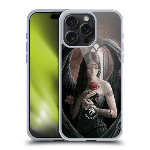 Anne Stokes Angels Rose Soft Gel Case for Apple iPhone 15 Pro Max