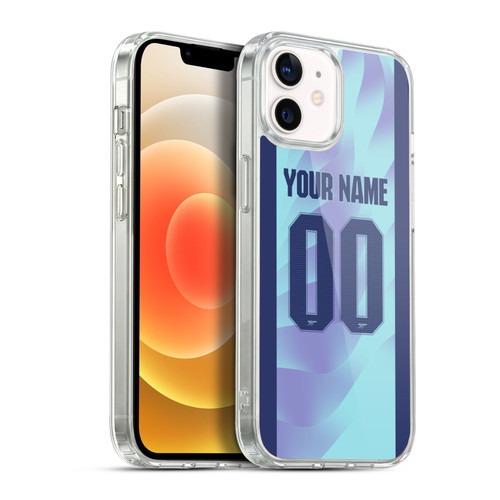 Custom Customised Personalised Arsenal FC 2024/25 Kit Third Soft Gel Case for Apple iPhone 12 / iPhone 12 Pro & MagSafe