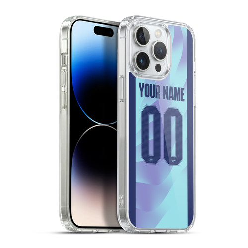 Custom Customised Personalised Arsenal FC 2024/25 Kit Third Soft Gel Case for Apple iPhone 13 Pro Max & MagSafe