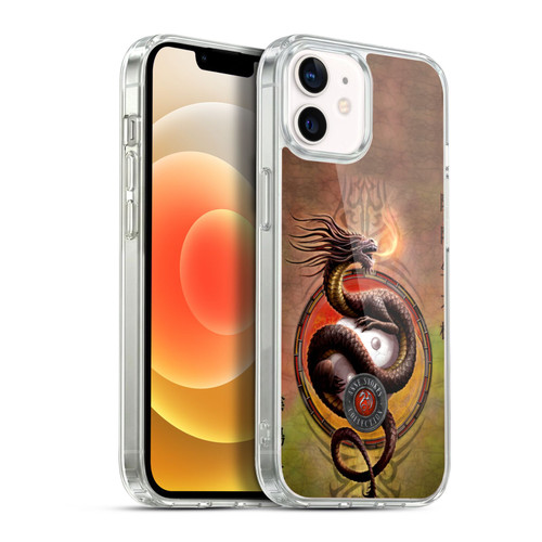 Anne Stokes Dragons Yin Yang Protector Soft Gel Case for Apple iPhone 12 / iPhone 12 Pro & MagSafe