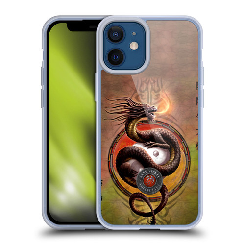 Anne Stokes Dragons Yin Yang Protector Soft Gel Case for Apple iPhone 12 Mini