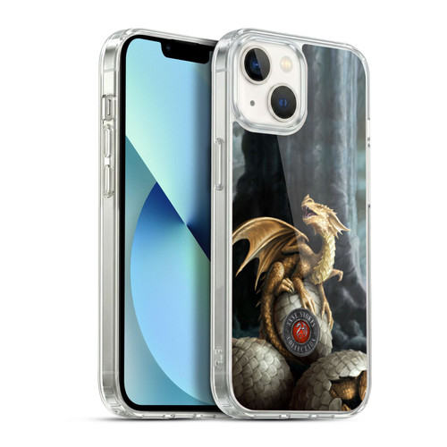 Anne Stokes Dragons Golden Treasures Soft Gel Case for Apple iPhone 13