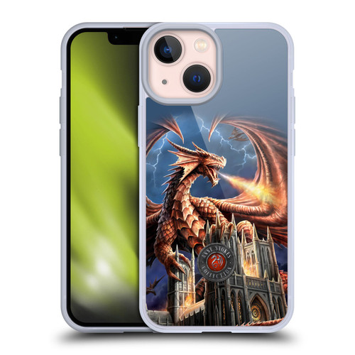 Anne Stokes Dragons Fury Soft Gel Case for Apple iPhone 13 Mini
