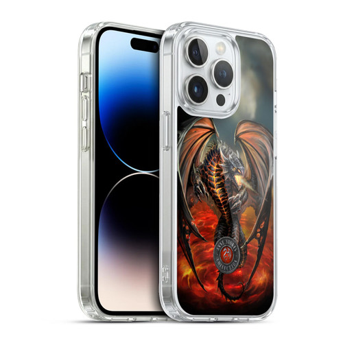 Anne Stokes Dragons Lava Soft Gel Case for Apple iPhone 13 Pro