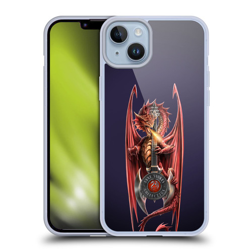 Anne Stokes Dragons Power Chord Soft Gel Case for Apple iPhone 14 Plus