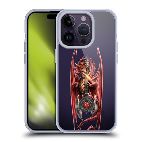 Anne Stokes Dragons Power Chord Soft Gel Case for Apple iPhone 14 Pro