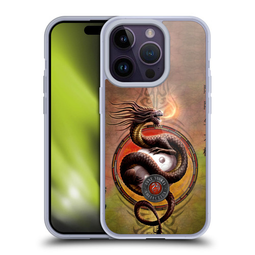 Anne Stokes Dragons Yin Yang Protector Soft Gel Case for Apple iPhone 14 Pro