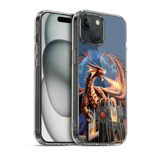 Anne Stokes Dragons Fury Soft Gel Case for Apple iPhone 15