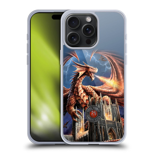 Anne Stokes Dragons Fury Soft Gel Case for Apple iPhone 15 Pro Max