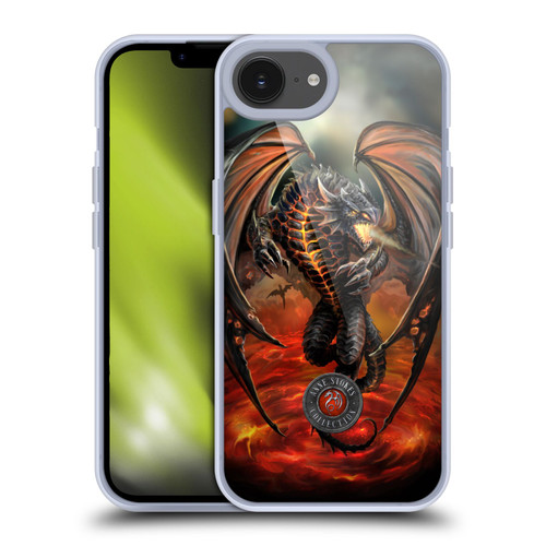 Anne Stokes Dragons Lava Soft Gel Case for Apple iPhone 16e