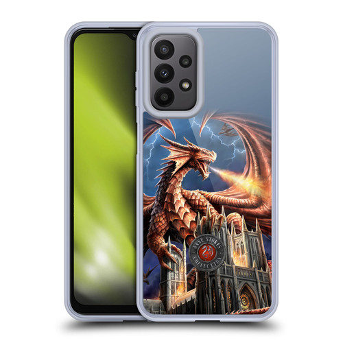 Anne Stokes Dragons Fury Soft Gel Case for Samsung Galaxy A23 / 5G (2022)