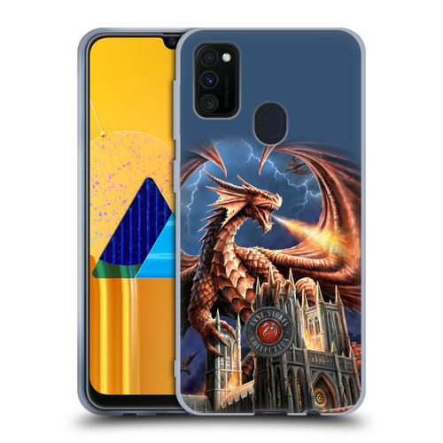 Anne Stokes Dragons Fury Soft Gel Case for Samsung Galaxy M30s (2019)/M21 (2020)