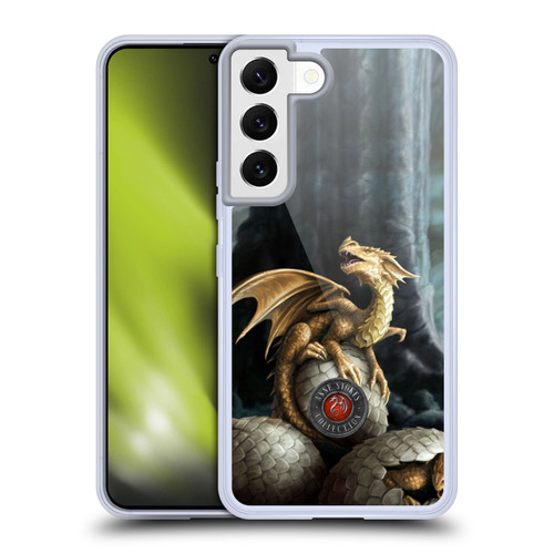 Anne Stokes Dragons Golden Treasures Soft Gel Case for Samsung Galaxy S22 5G