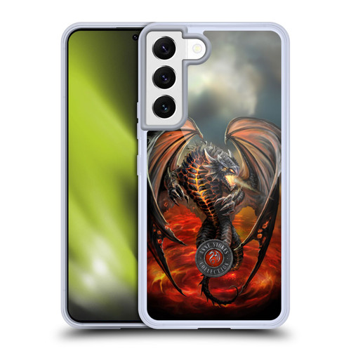 Anne Stokes Dragons Lava Soft Gel Case for Samsung Galaxy S22 5G