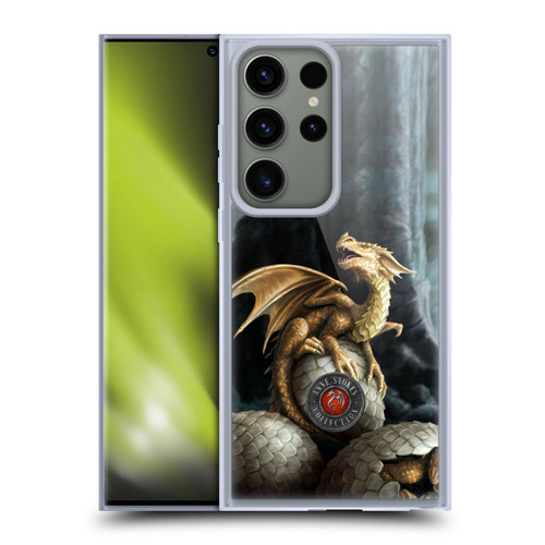 Anne Stokes Dragons Golden Treasures Soft Gel Case for Samsung Galaxy S23 Ultra 5G