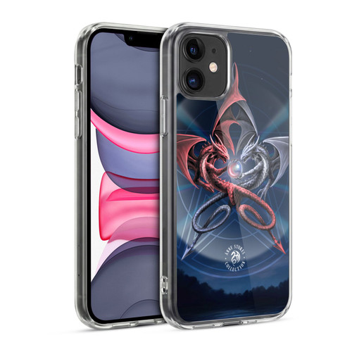 Anne Stokes Dragons 3 Pentagram Soft Gel Case for Apple iPhone 11