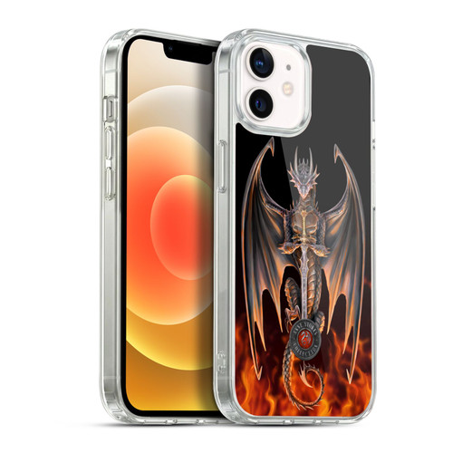 Anne Stokes Dragons 3 Warrior Soft Gel Case for Apple iPhone 12 / iPhone 12 Pro & MagSafe