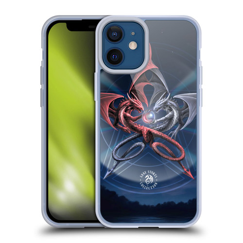 Anne Stokes Dragons 3 Pentagram Soft Gel Case for Apple iPhone 12 Mini