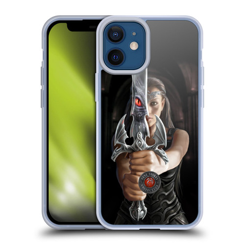 Anne Stokes Dragons 3 Reflection Soft Gel Case for Apple iPhone 12 Mini