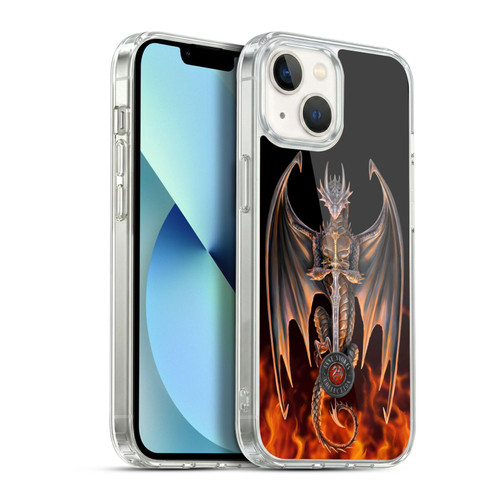 Anne Stokes Dragons 3 Warrior Soft Gel Case for Apple iPhone 13
