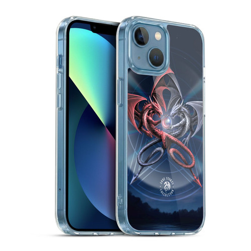 Anne Stokes Dragons 3 Pentagram Soft Gel Case for Apple iPhone 13 Mini
