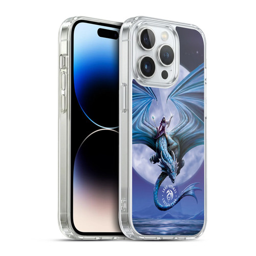 Anne Stokes Dragons 3 Moonstone Soft Gel Case for Apple iPhone 13 Pro