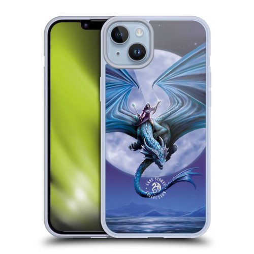 Anne Stokes Dragons 3 Moonstone Soft Gel Case for Apple iPhone 14 Plus
