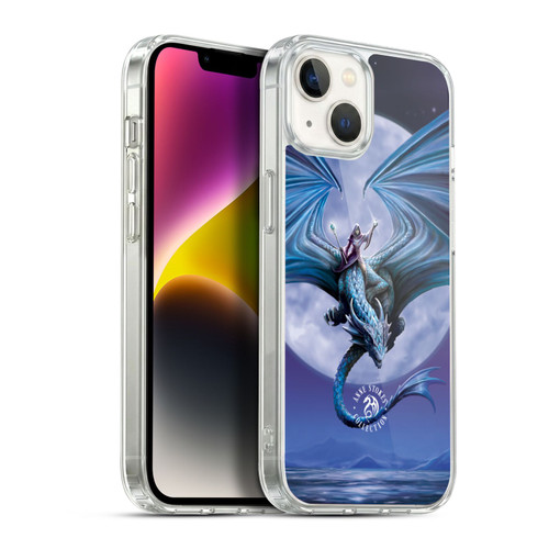 Anne Stokes Dragons 3 Moonstone Soft Gel Case for Apple iPhone 14 Plus