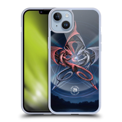 Anne Stokes Dragons 3 Pentagram Soft Gel Case for Apple iPhone 14 Plus